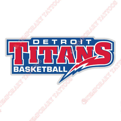 Detroit Titans Customize Temporary Tattoos Stickers NO.4274